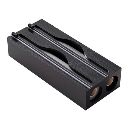 Bamboo Compartment Cling Film Tin Foil Cutter Box with Kitchen Paper Wall Mounted Paper Towel Kitchen Organizer Accessories