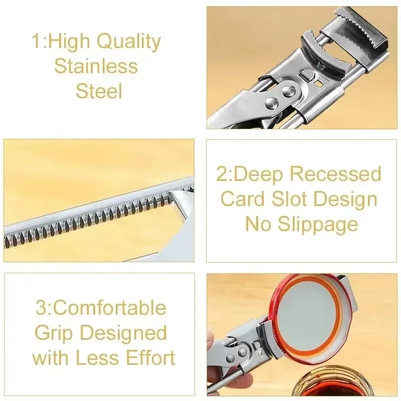 Adjustable Bottle Opener Stainless Steel Beer Wine Openers Kitchen Tools Bar Accessories