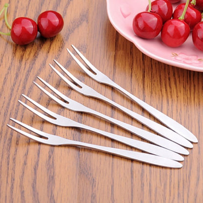 South Korea Creative Stainless Steel Fruit & Cake Fork – Green