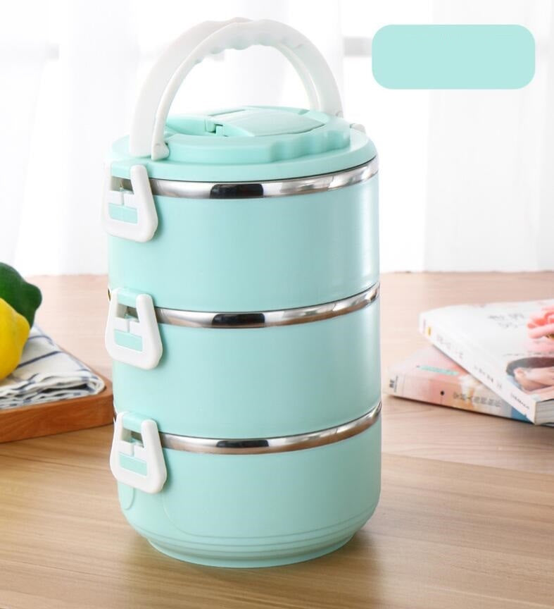 304 Stainless Steel Insulated Lunch Box – Keep Meals Hot or Cold