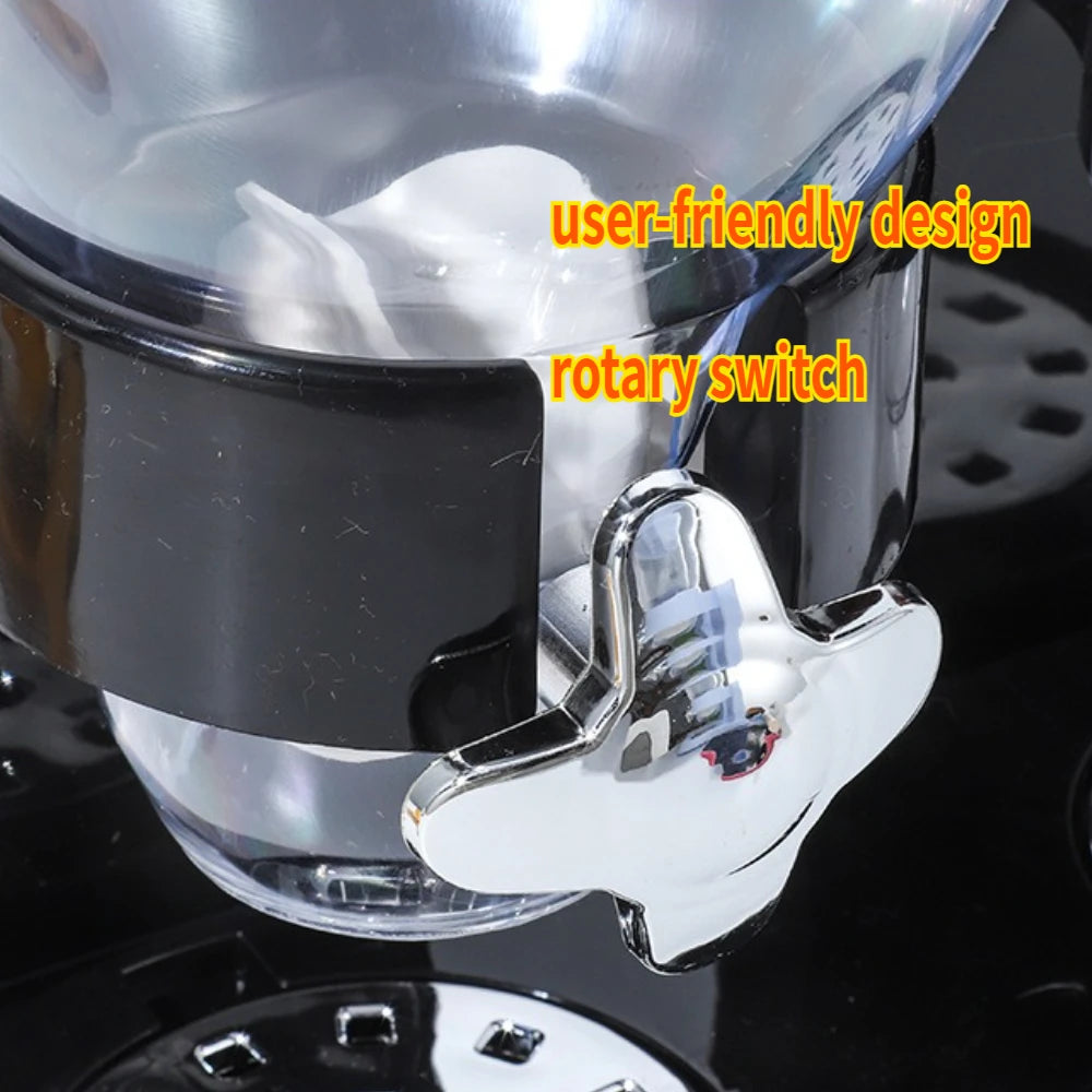 Rotating Button Extraction Kitchen Cereal Jars and other Food Dispenser, Airtight High Kitchen Miscellaneous Grain Sealed Jar