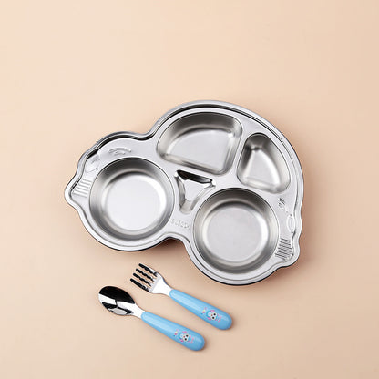 Stainless Steel Cartoon Dinner Plate