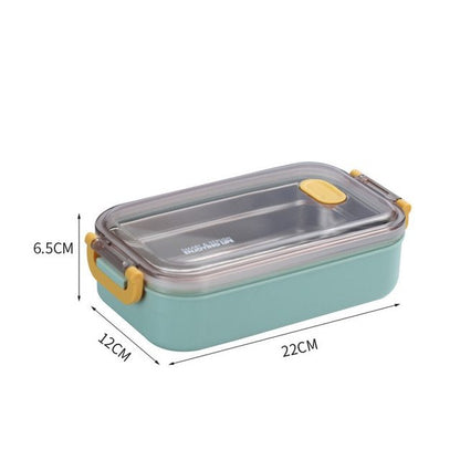Rectangular Stainless Steel Insulated Lunch Box – Keep Food Hot or Cold