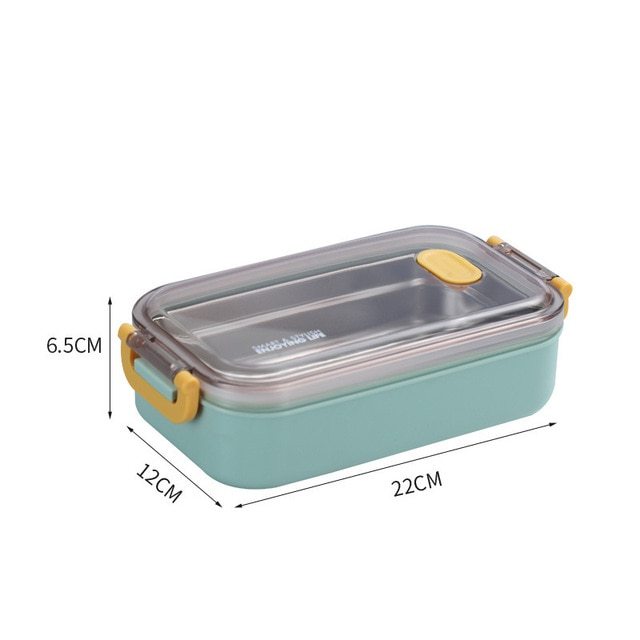 Rectangular Stainless Steel Insulated Lunch Box – Keep Food Hot or Cold