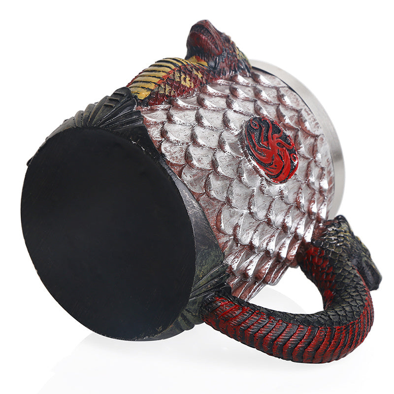 Dragon Scale Fantasy Tankard Mug