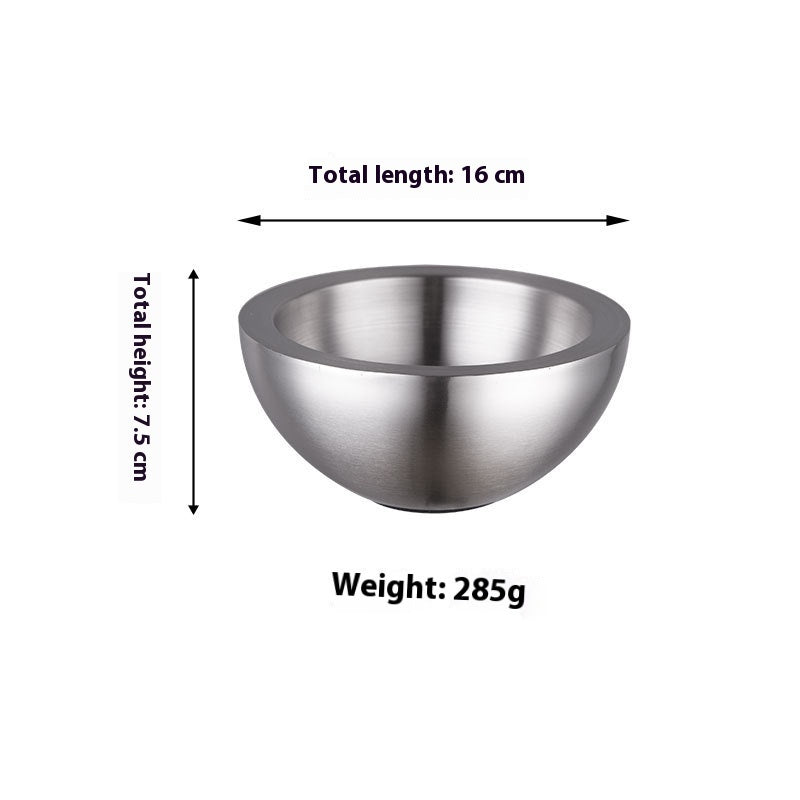 Stainless Steel Fruit And Vegetable Salad Bowl