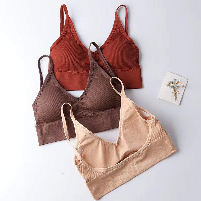 Women Tube Top U Back Crop Top Push up Bandeau Bra Sexy Lingerie Seamless Underwear Sport Top Fitness Brassiere