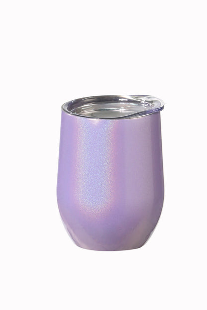 Double Stainless Steel Wine Glass – Big Belly Water Cup