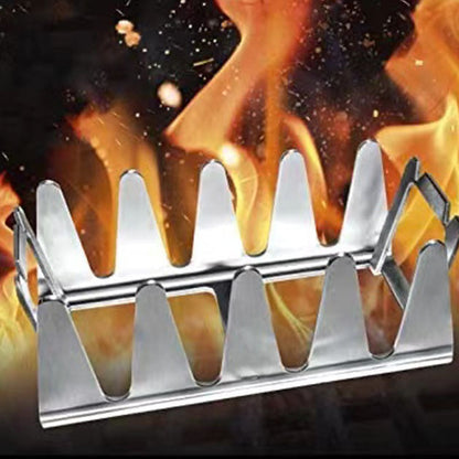 Multifunctional Stainless Steel Outdoor Garden Dinner Portable Inlaid Grill