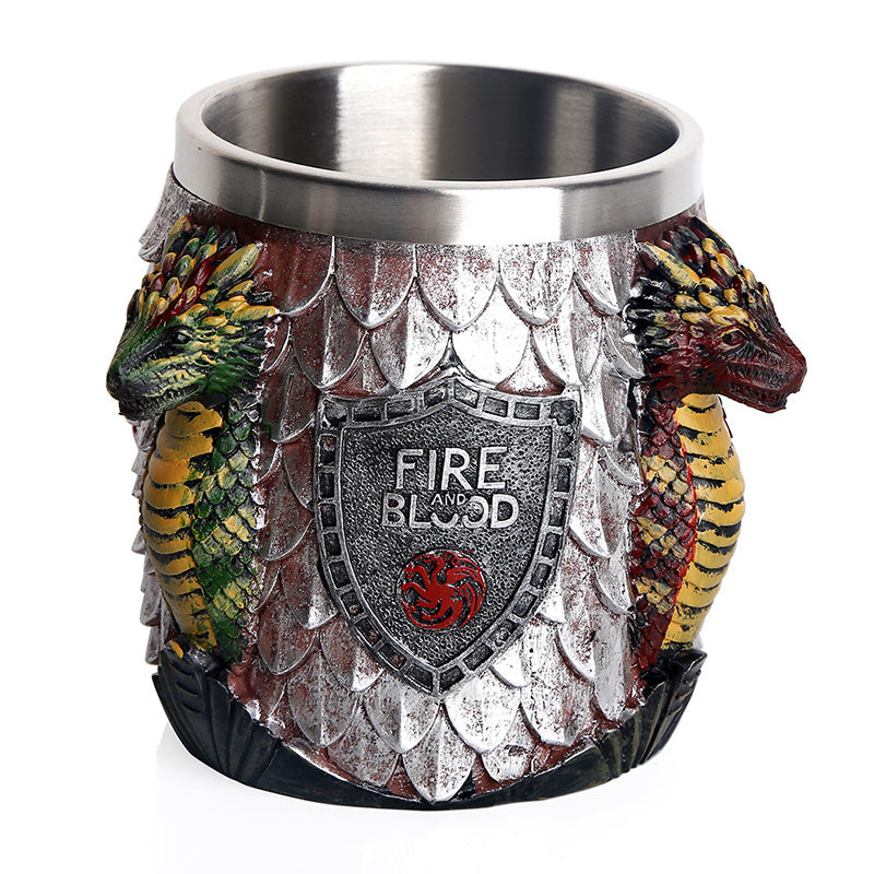 Dragon Scale Fantasy Tankard Mug
