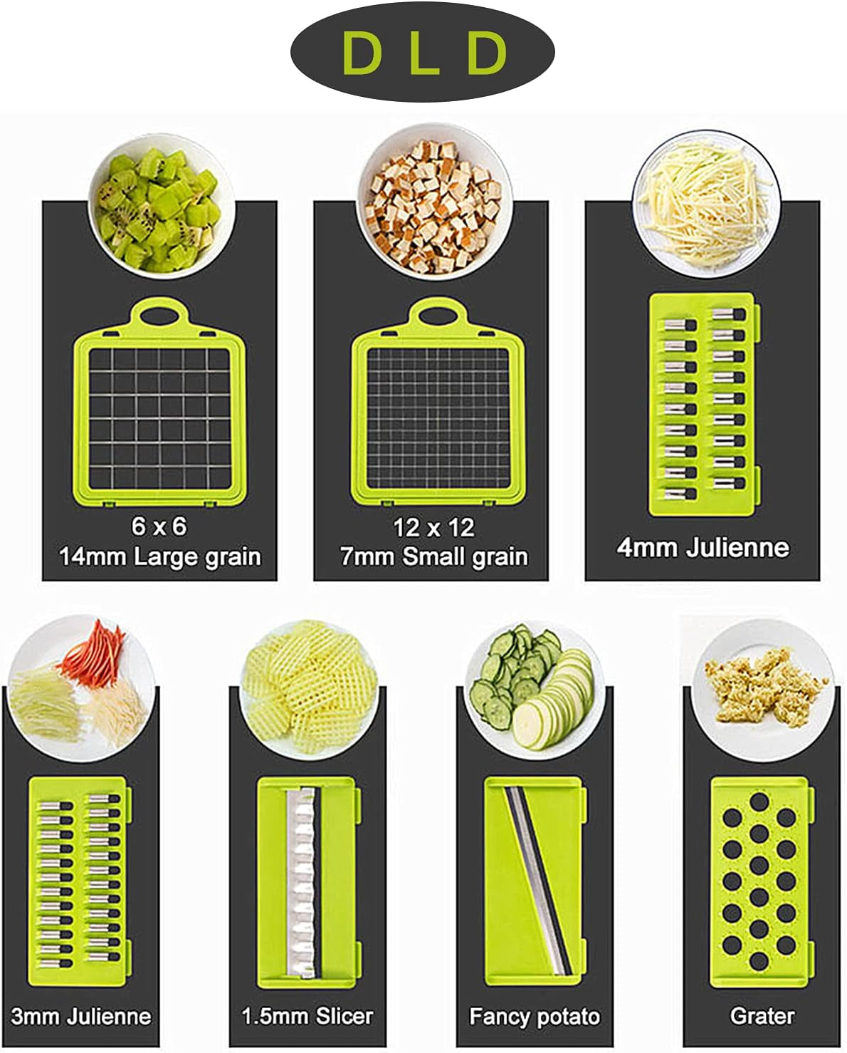 11-in-1 Multi-Function Vegetable & Fruit Chopper