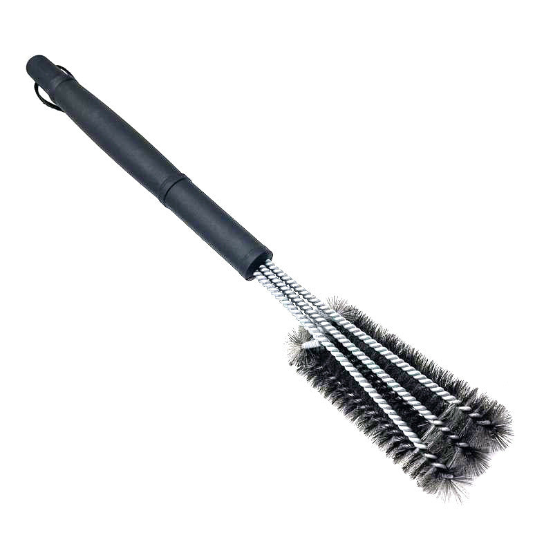 Three-Head Stainless Steel Barbecue Cleaning Brush