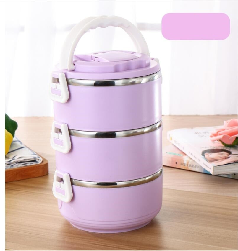 304 Stainless Steel Insulated Lunch Box – Keep Meals Hot or Cold