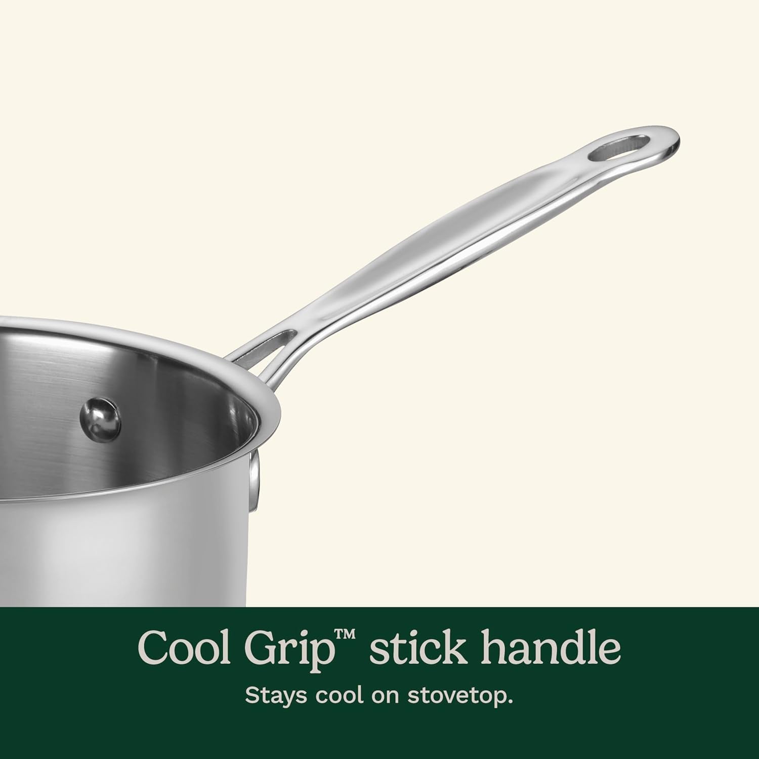 1.5 Quart Stainless Steel Saucepan With Cover 