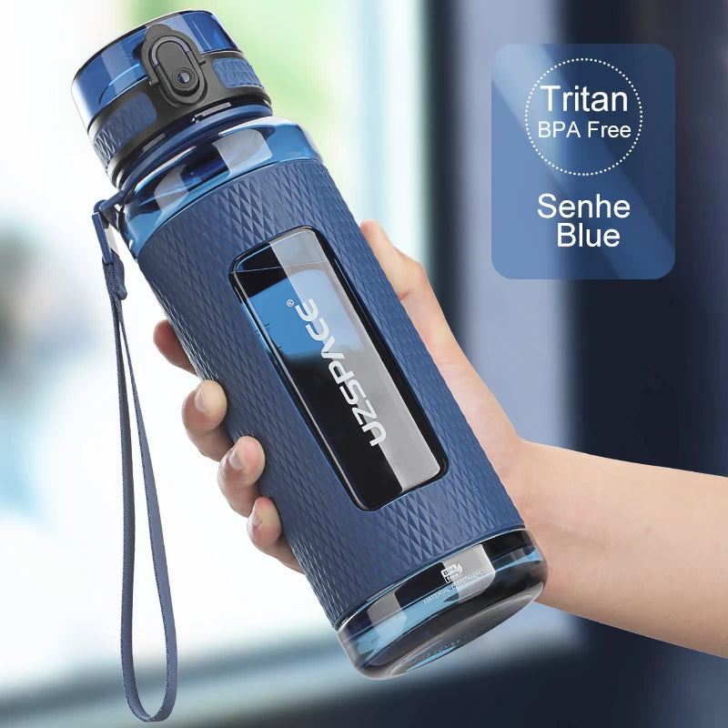 Sport Water Bottles BPA Free Portable Gym Anti-Fall Leak-Proof Large Capacity Fitness Kettle Tritan Plastic Drink Bottle