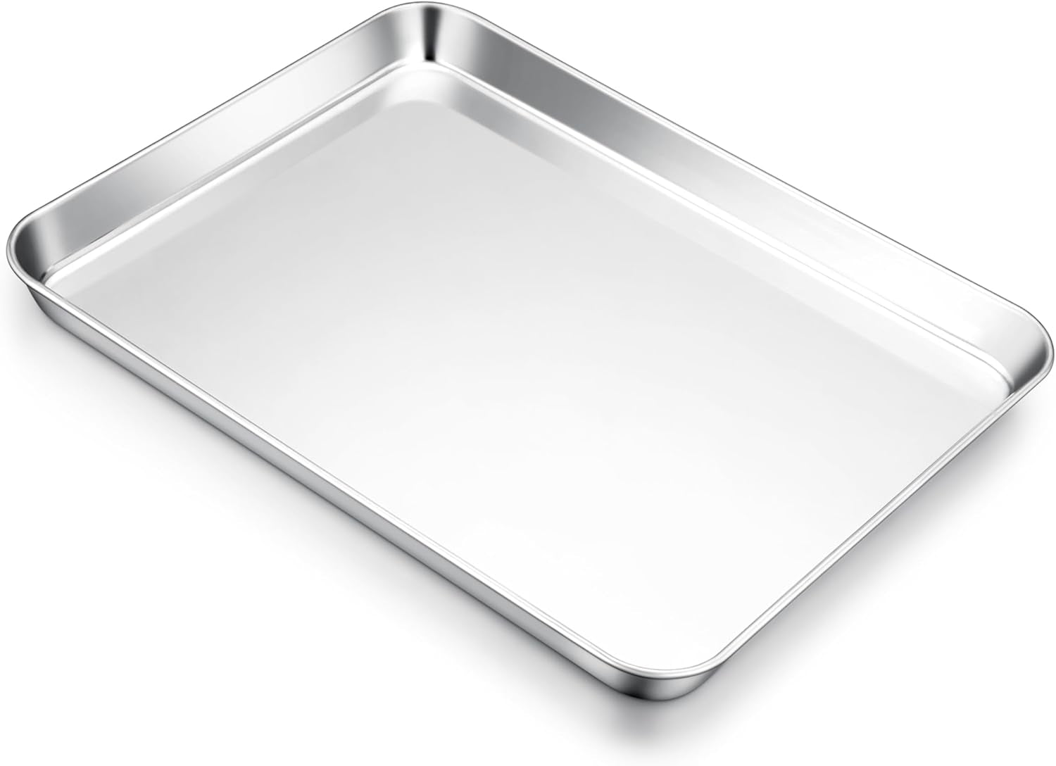 18”X13” Stainless Steel Baking Sheet Pan, Healthy & Rust Free, Mirror Finish & Dishwasher Safe, 1 Pack