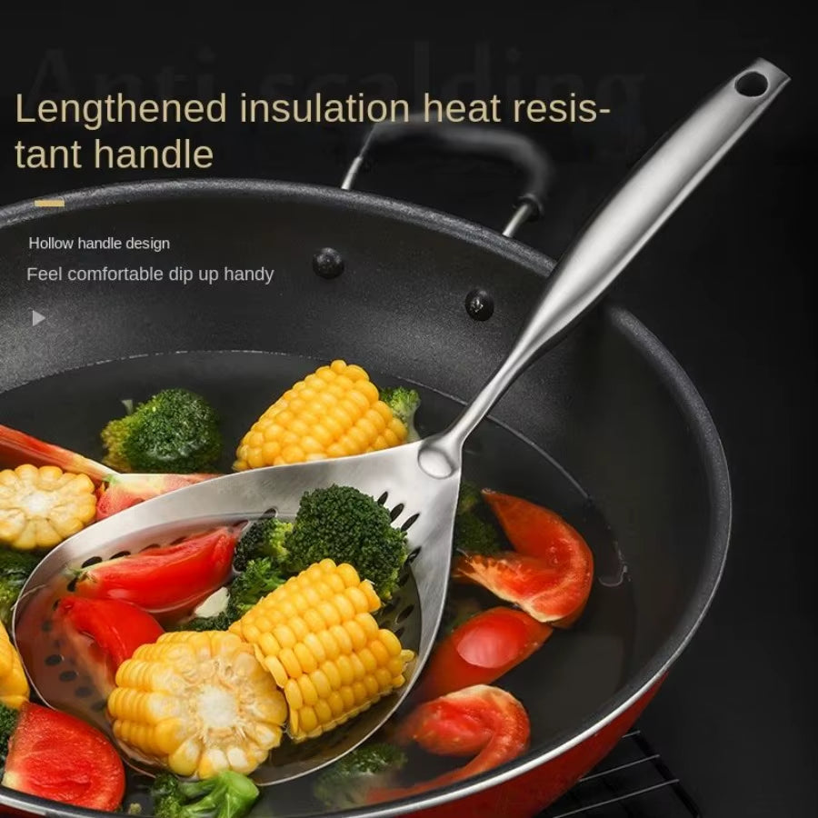 Stainless Steel Slotted Skimmer for Cooking, Kitchen Tool