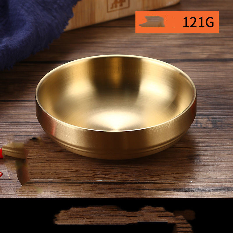 Stainless Steel Cold Seasoning Dish Rice Bowl