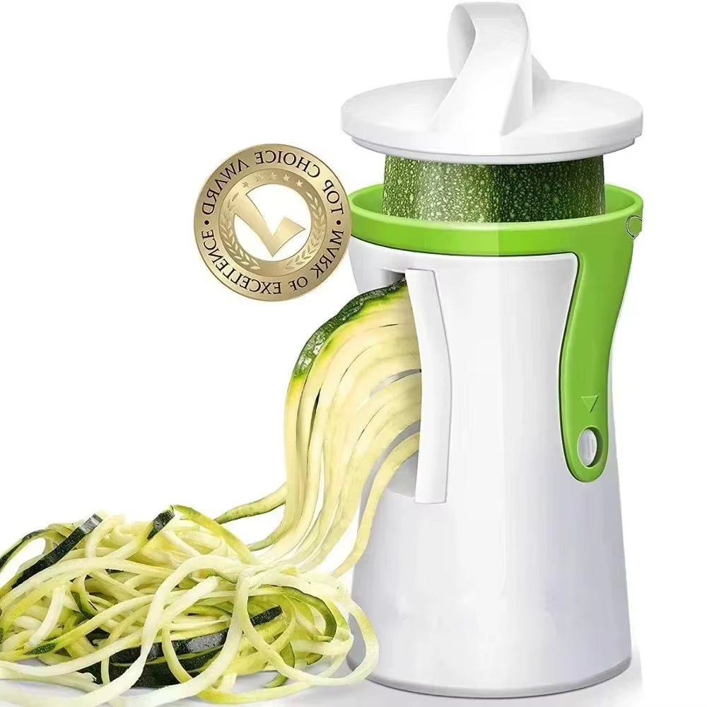 Multifunctional Rotary Vegetable Slicer Spiral Cutter for Carrot Cucumber Potato