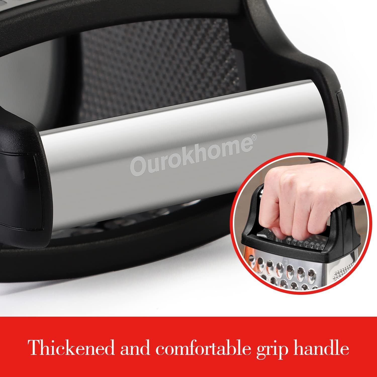4-in-1 Stainless Steel Box Grater with Container