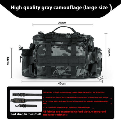 Fishing Gear Crossbody Multi Functional Storage Bag