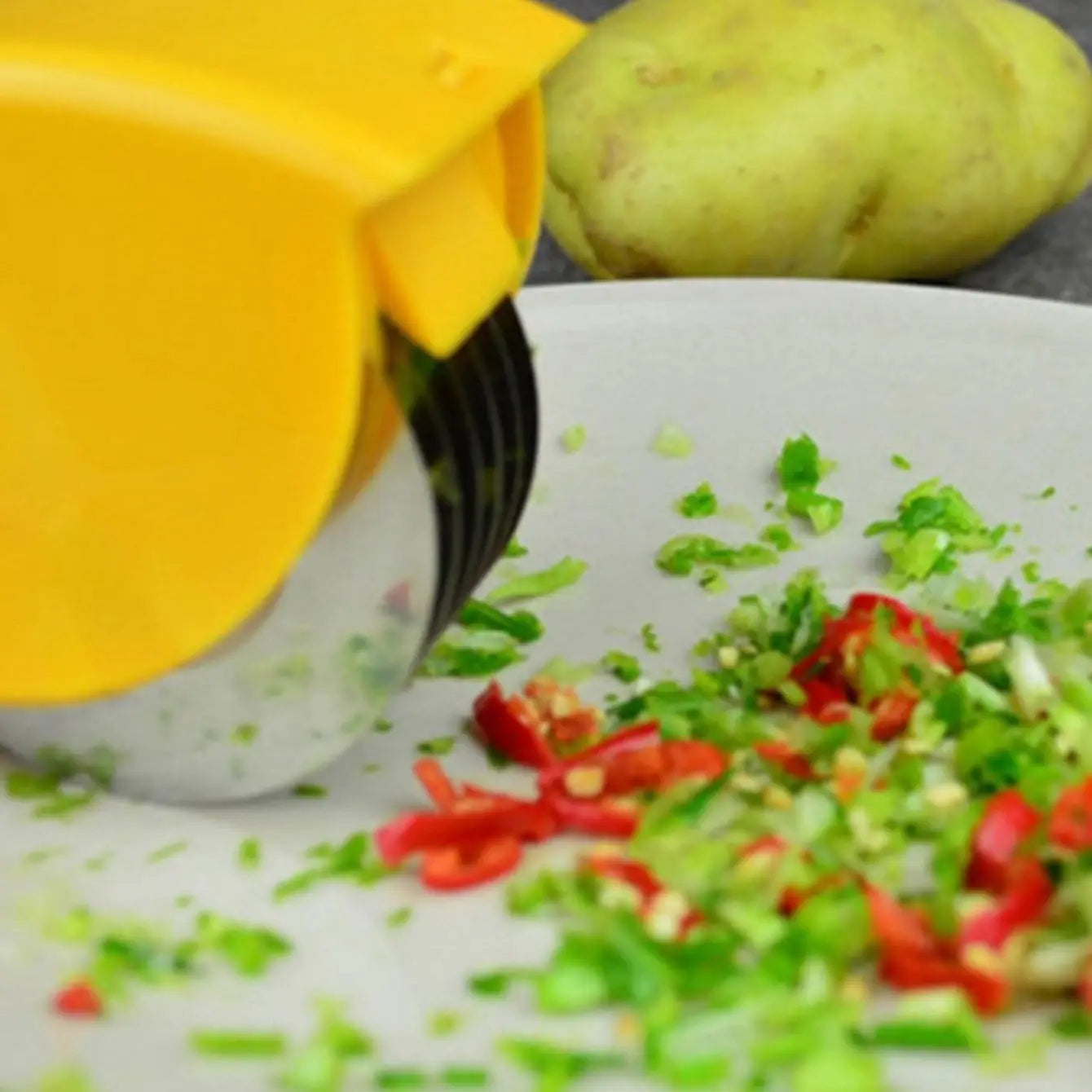 Creative Hopper Kitchen Cut Onion Garlic Cutter Wire Cutter Vegetable Cutter Kitchen Accessories Gadgets