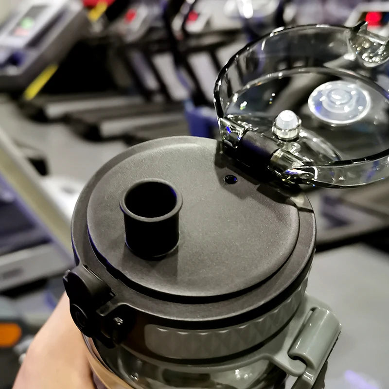 Sport Water Bottles BPA Free Portable Gym Anti-Fall Leak-Proof Large Capacity Fitness Kettle Tritan Plastic Drink Bottle