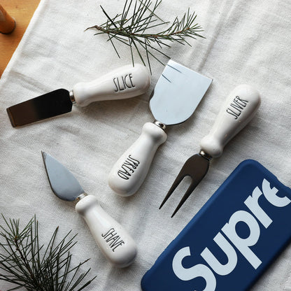 Butter Cheese Bread Jam Dessert 4-piece Butter Knife Set