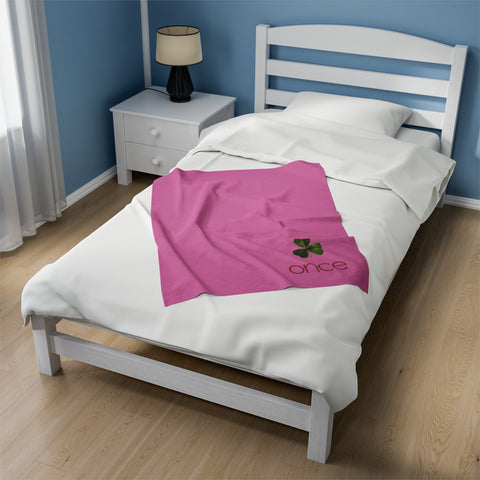 Once  Velveteen Plush Blanket