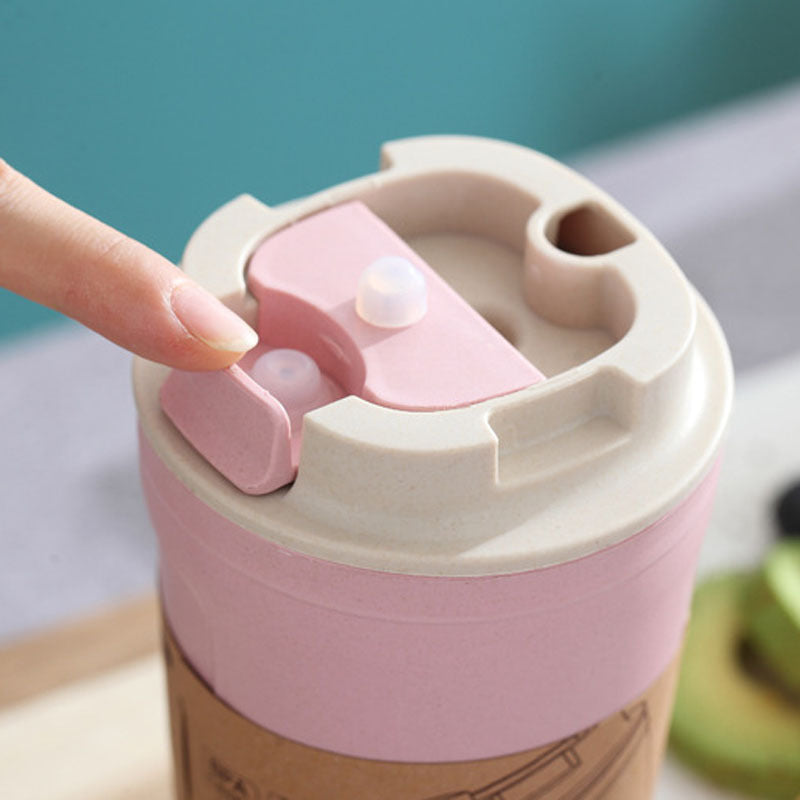 Portable Practical Reusable Bamboo Fiber Coffee Cups