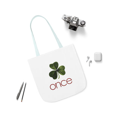Once Canvas Tote Bag, 5-Color Straps