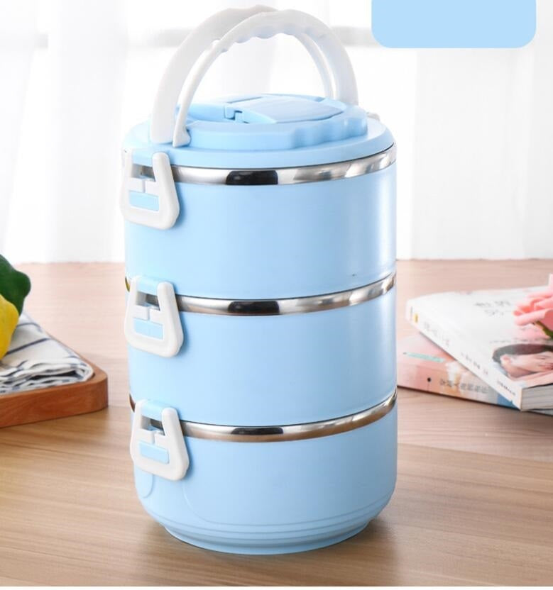 304 Stainless Steel Insulated Lunch Box – Keep Meals Hot or Cold