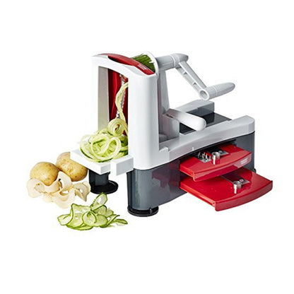 Hot Sale Top Rated handy Spiral-ultra 4-blade Spiral Vegetable Slicer