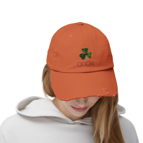 Once Unisex Distressed Cap