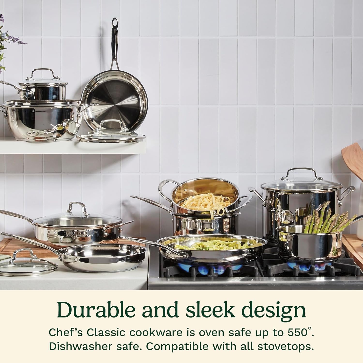 1.5 Quart Stainless Steel Saucepan With Cover 