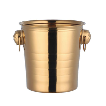 Creative Color Titanium-plated Ice Grain Ice Bucket Portable Ice Wine Bucket