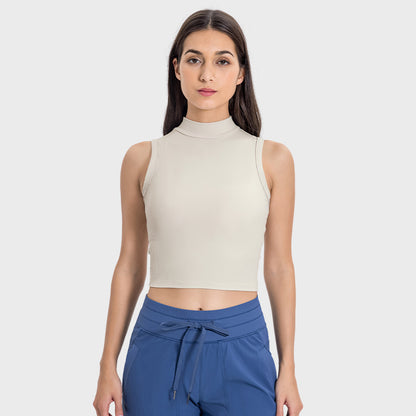 Athleisure High-Neck Tank