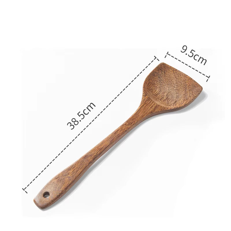 Wooden Kitchen Utensils Set Non-Stick Cookware for Soup