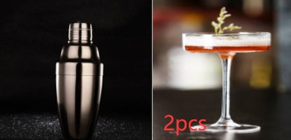 Stainless Steel Japanese-Style Cocktail Shaker – Three-Stage Bar Tool Shaker Cup