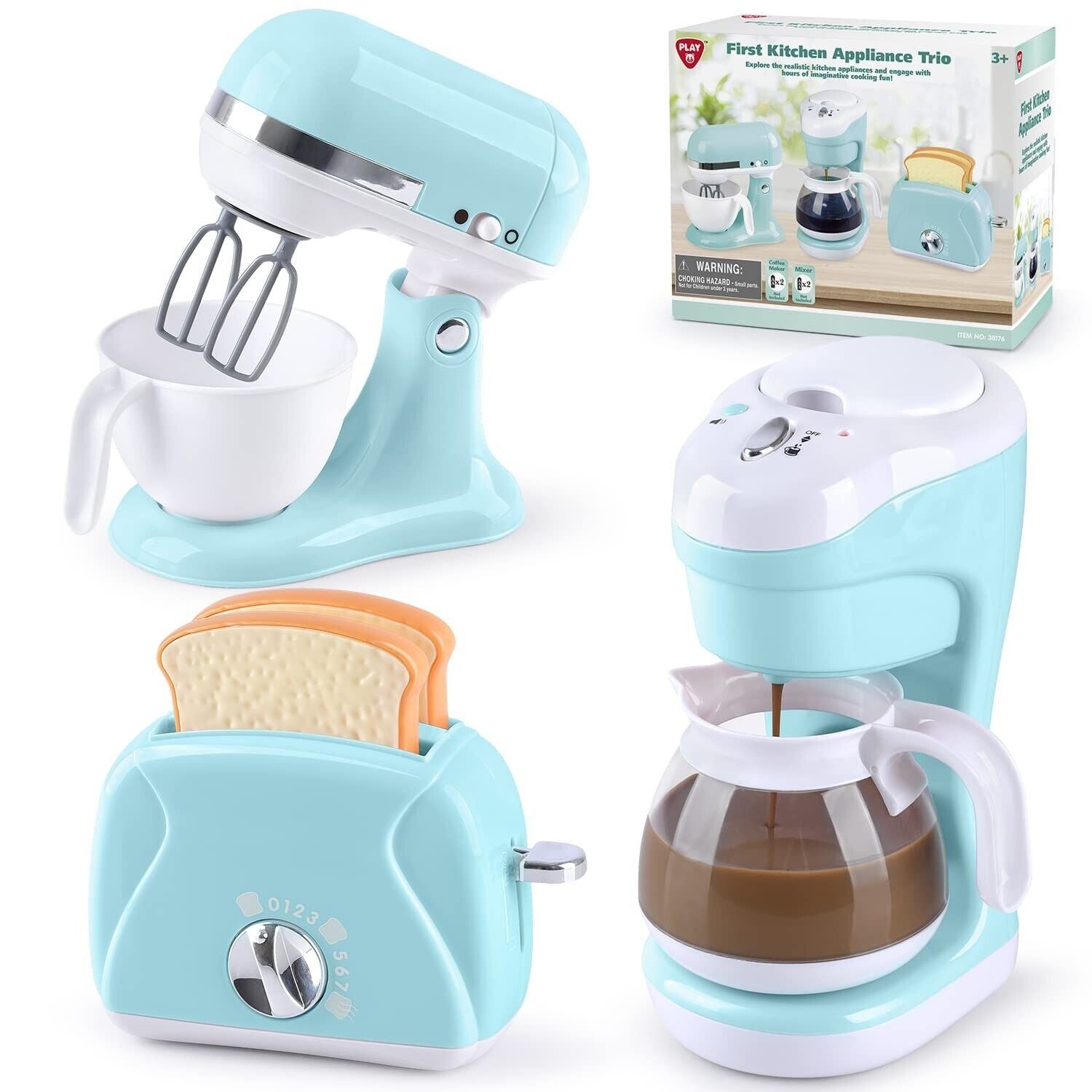 Kitchen Appliances Toys, Kids Play Kitchen Accessories Set