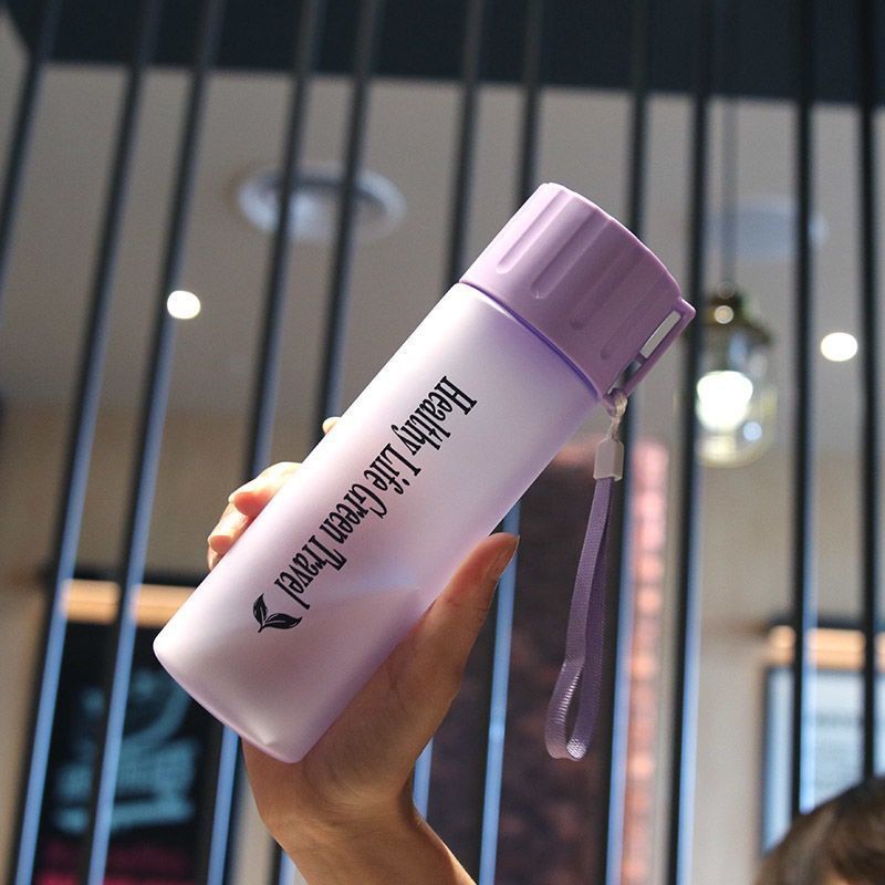 Simple plastic bottle with lid cup