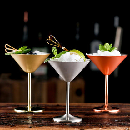 Stainless Steel Cocktail & Martini Glass