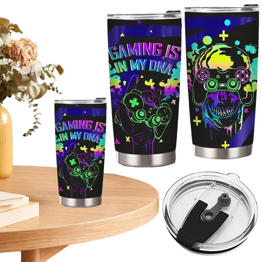 20 oz. Stainless Steel Insulated Gamer Tumbler Cup