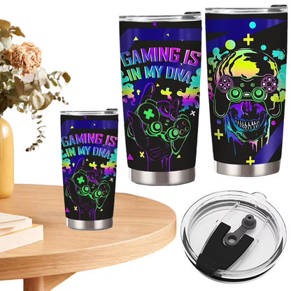 20 oz. Stainless Steel Insulated Gamer Tumbler Cup