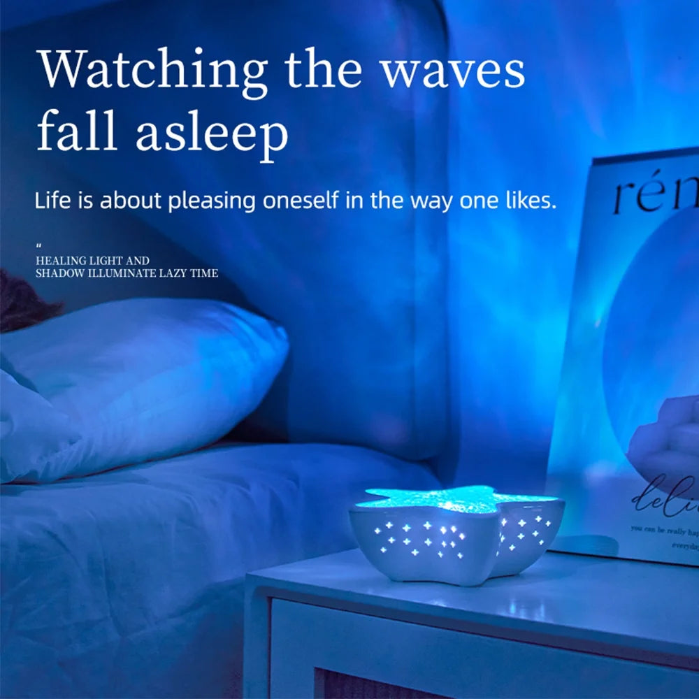Nrthern Lights Lamp Star Projector - 7 Colors Galaxy Projector 