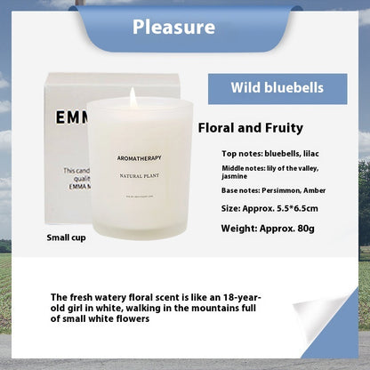 Elegant Scented Candles with Wooden Lids for Home Decor
