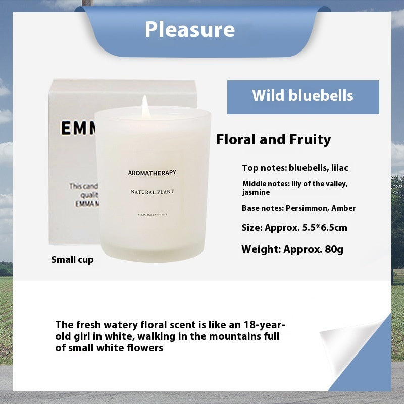Elegant Scented Candles with Wooden Lids for Home Decor