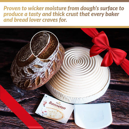 9 Inch Bread Banneton Proofing Basket