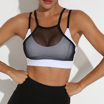 Ventilated Mesh Sports Bra