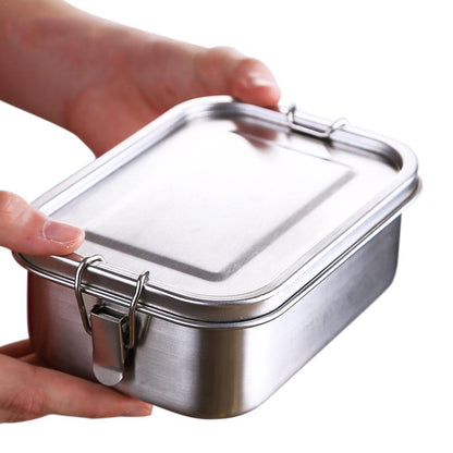 Rectangular Stainless Steel Lunch Box